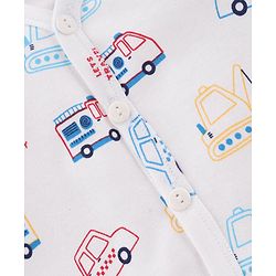 Babyhug 100% Cotton Clothing Essentials Baby Gift Set Pack of 7 - Light Blue