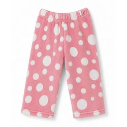 Babyhug Knit Full Sleeves Co-Ords T-Shirt & Pyjama Winter Nightsuit with Polka Dots Design - Pink