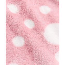 Babyhug Knit Full Sleeves Co-Ords T-Shirt & Pyjama Winter Nightsuit with Polka Dots Design - Pink