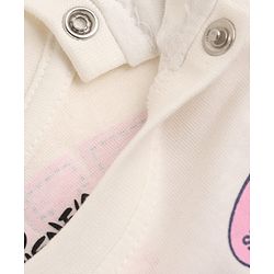 Babyhug Disney 100% Cotton Single Jersey Knit T-Shirts with Full Sleeves and Stitch Print in White