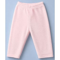 Babyhug Cotton Mixes Velour Full Sleeves T-Shirt & Pajama Night Suit with Kitten Patch - White