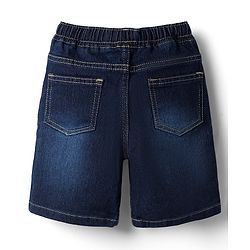 Babyhug Single Jersey Knit Half Sleeves T-Shirt and Shorts with Knee Length and 23 Applique in Blue