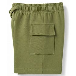 Babyhug 100% Cotton Single Jersey Knit Half Sleeves T-Shirt & Shorts Set Leaf Print - Green