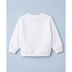 Babyhug Disney 100% Cotton Terry Knit Full Sleeves T-Shirt And Pant With Minnie Mouse Print - White