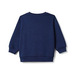 Babyhug 100% Cotton Knit Sweatshirt with Full Sleeves and Cool Edition New York City Brooklyn Atheletic Department Text in Blue & Red Pack of 2