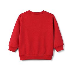 Babyhug 100% Cotton Knit Sweatshirt with Full Sleeves and Cool Edition New York City Brooklyn Atheletic Department Text in Blue & Red Pack of 2