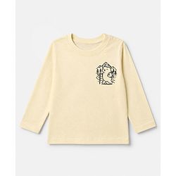 Babyhug 100% Cotton Knit Full Sleeves T-Shirts with Explorer & Cute Crew Text with Bear Print Pack of 3 - Navy Blue Green & White