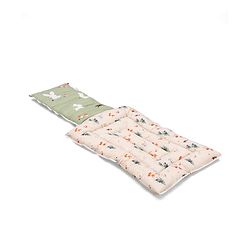 Babyhug Premium 100% Cotton Muslin Sleeping Bag - Woodland Print - Beige| Breathable Baby Sleep Sack| Hooded Swaddle Wrap| Easy Button Closure| Soft Lightweight| New Born Essential
