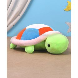 Babyhug Turtle Soft Toy Green & Pink - Length 25 cm