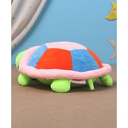 Babyhug Turtle Soft Toy Green & Pink - Length 25 cm