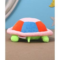 Babyhug Turtle Soft Toy Green & Pink - Length 25 cm