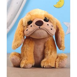 Babyhug Baby Puppy Soft Toy Light Brown - Height 20 cm