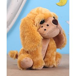 Babyhug Baby Puppy Soft Toy Light Brown - Height 20 cm