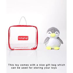 Babyhug Baby Penguin Soft Toy - Height 19 cm
