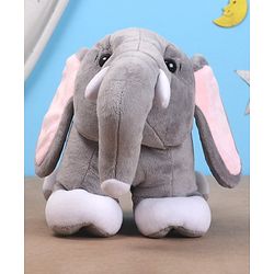 Babyhug Baby Elephant Soft Toy Grey - Height 23 cm - Height 23 cm Grey