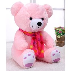 Babyhug Plush Teddy Bear Soft Toy Pink - Height 33 cm