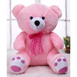 Babyhug Plush Teddy Bear Soft Toy Pink - Height 41 cm
