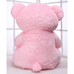 Babyhug Plush Teddy Bear Soft Toy Light Pink - Height 50 cm
