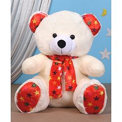 Babyhug Plush Teddy Bear Soft Toy Cream - Height 50 cm
