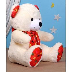 Babyhug Plush Teddy Bear Soft Toy Cream - Height 50 cm