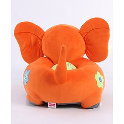 Babyhug Elephant Shaped Soft Seat - Orange
