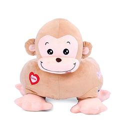 Babyhug Monkey Shaped Soft Seat - Light Brown