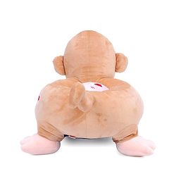 Babyhug Monkey Shaped Soft Seat - Light Brown