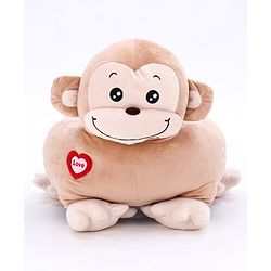 Babyhug Monkey Shaped Soft Seat - Light Brown