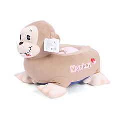 Babyhug Monkey Shaped Soft Seat - Light Brown