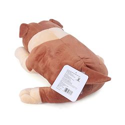 Babyhug Plush Bull Dog Soft Toy Brown - Length 38cm