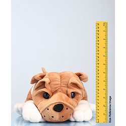 Babyhug Plush Bull Dog Soft Toy Brown - Length 38cm