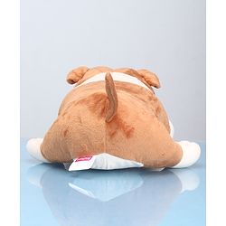 Babyhug Plush Bull Dog Soft Toy Brown - Length 38cm