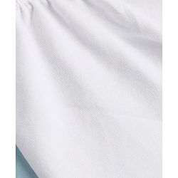 Babyhug Cotton Elastane Knit Full Length Solid Lycra Leggings - White