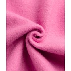 Babyhug 100% Cotton Knit Full Sleeves Front Open Hooded Sweatshirt With Applique - Pink