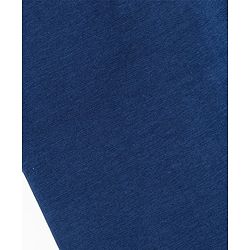 Babyhug Cotton Lycra Elastane Knit Slim Fit Full Length Solid Leggings Pack of 3 - Navy Blue, Cream & Black