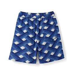 Babyhug Cotton Woven Half Sleeves Geometric Print Co-Ords Shirt & Shorts Set - Blue