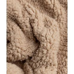 Babyhug Fleece Knit Full Sleeves Hooded Bear Club Embroidered Sweat Shirt with Bear Applique Pocket -  Tan & Brown