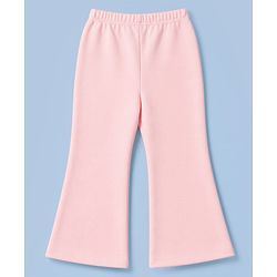 Babyhug Knit Full Sleeves Solid Top & Pant Set With Blazer - Peach