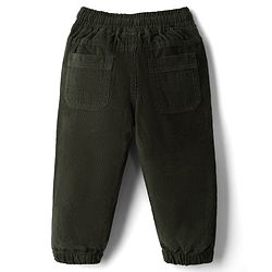 Babyhug 100% Cotton Woven Full Sleeves Shirt and Pant with Camouflage Print - Olive Green