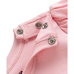 Babyhug Disney 100% Cotton Knit Full Sleeves T-Shirt & Pyjama Night Suit With Winnie The Pooh Graphic - Light Pink