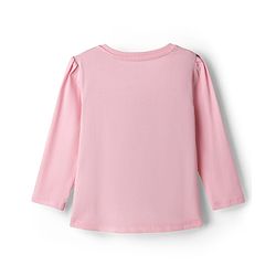 Babyhug Disney 100% Cotton Knit Full Sleeves T-Shirt & Pyjama Night Suit With Winnie The Pooh Graphic - Light Pink