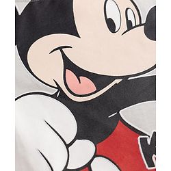 Babyhug Disney Single Jersey Knit Full Sleeves T-shirt & Pyjama Night Suit With Mickey Mouse Graphic -Grey