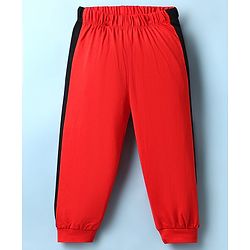 Babyhug Marvel Single Jersey Knit Full Sleeves T-Shirt & Pyjama Night Suit with Spider - Man Graphics - Red