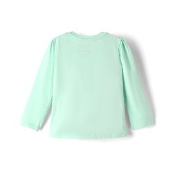 Babyhug Disney Single Jersey Knit Full Sleeves T-Shirt & Pyjama Night Suit With Marie Graphic - Pink & Light Green