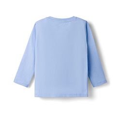 Babyhug Disney Single Jersey Knit Full Sleeves T-Shirt & Pyjama Night Suit with The Lion King Graphics - Blue