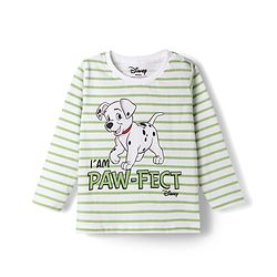 Babyhug Disney Single Jersey Knit Full Sleeves T-shirt & Pyjama Night Suit With Dalmatians Graphic -Mint
