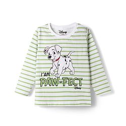 Babyhug Disney Single Jersey Knit Full Sleeves T-shirt & Pyjama Night Suit With Dalmatians Graphic -Mint