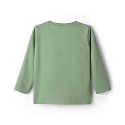 Babyhug Disney 100% Cotton Knit Full Sleeves T-Shirt & Pyjama Night Suit With Mickey Mouse Graphic - Green