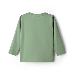 Babyhug Disney 100% Cotton Knit Full Sleeves T-Shirt & Pyjama Night Suit With Mickey Mouse Graphic - Green