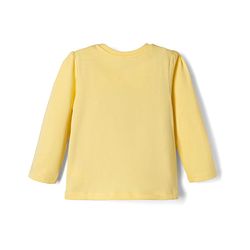 Babyhug Disney Single Jersey Knit Full Sleeves T-Shirt & Pyjama Night Suit with Minnie & Daisy Duck Graphics - Yellow